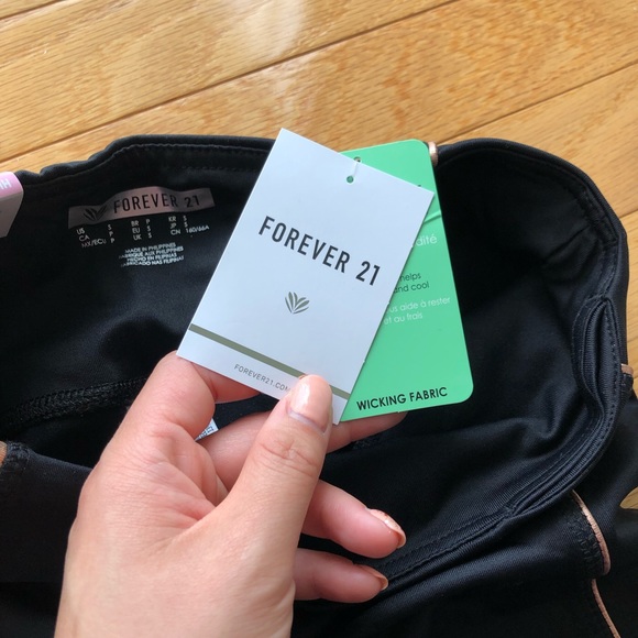 High Rise Active Metallic Trim Leggings - Picture 3 of 3